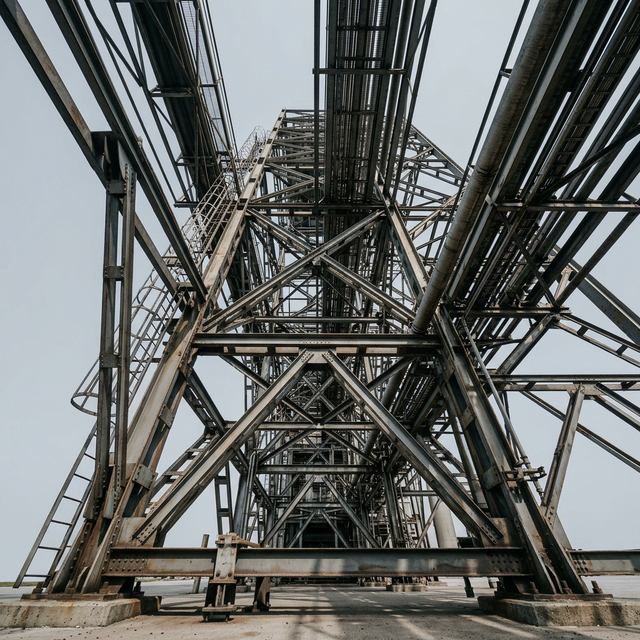 Estrutura metálica industrial RB Instalações